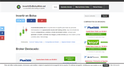 Desktop Screenshot of invertirenbolsaweb.net