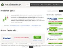 Tablet Screenshot of invertirenbolsaweb.net